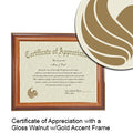 University of Central Florida Certificate with Frame