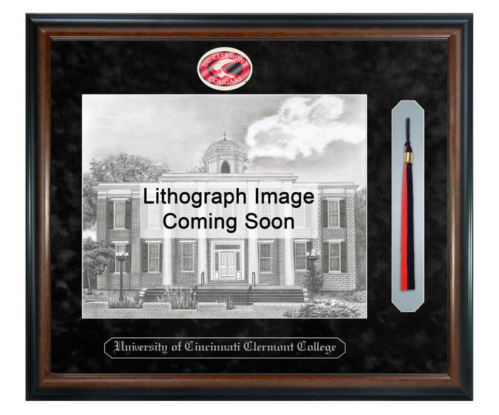 University of Cincinnati Clermont College Litho Frame,Diploma Frame (XSNTL)