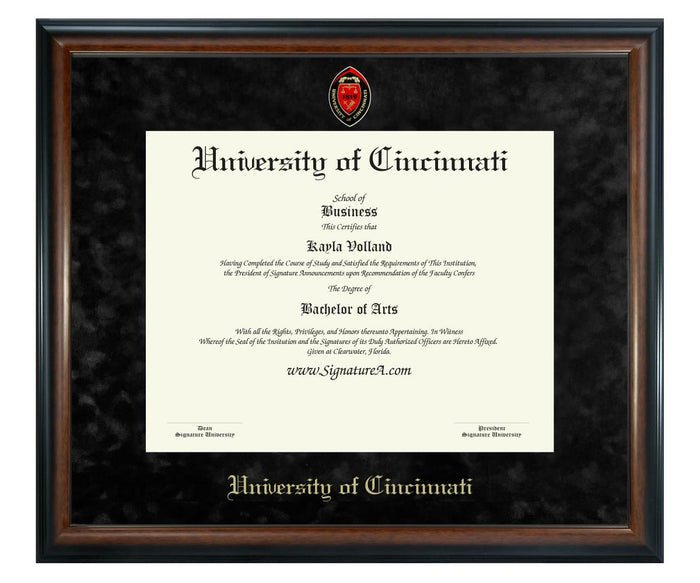 University of Cincinnati Diploma Frame (SN)