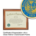 University of Florida College of Pharmacy Certificate with Frame