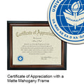 University of Hawaii - Kapiolani Community College Certificate with Frame