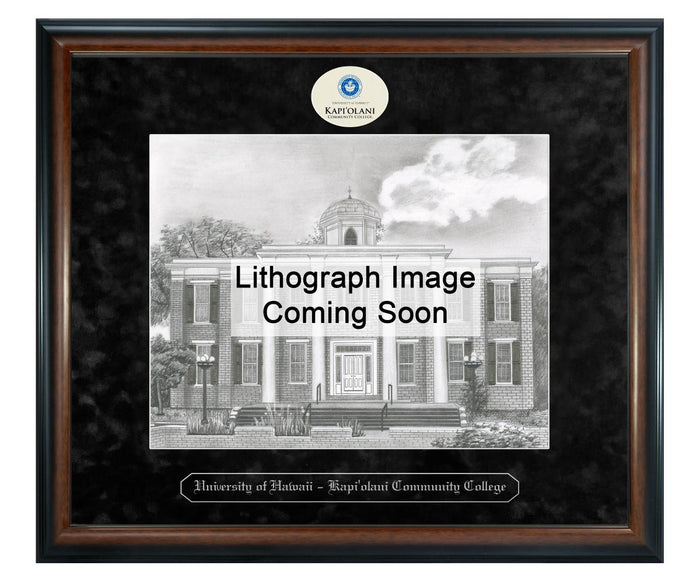University of Hawaii - Kapiolani Community College Litho Frame,Diploma Frame (XSNL)