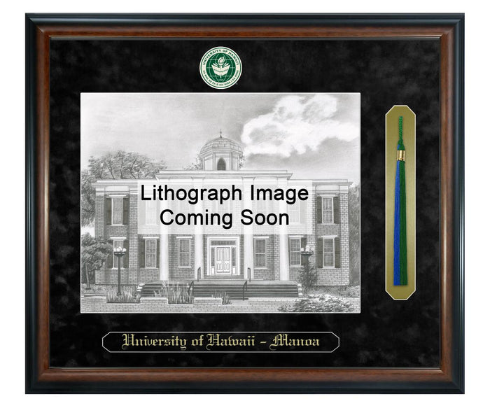 University of Hawaii at M noa  Litho Frame,Diploma Frame (XSNTL)