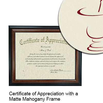 University of Houston College of Pharmacy Certificate with Frame