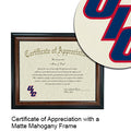 University of Illinois at Chicago Certificate with Frame