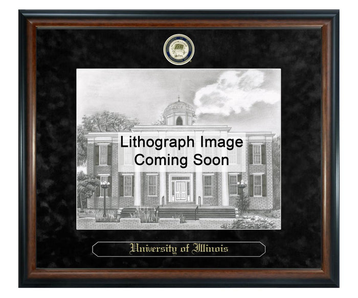 University of Illinois Litho Frame,Diploma Frame (XSNL)