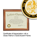 University of Iowa Certificate with Frame