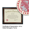 University of Louisville Certificate with Frame