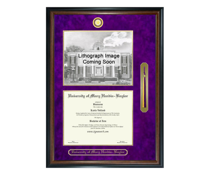 University of Mary Hardin-Baylor Diploma Frame (SNTL)
