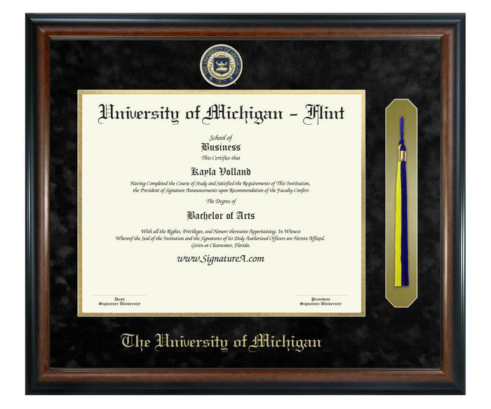 University of Michigan - Flint Diploma Frame (SNT)
