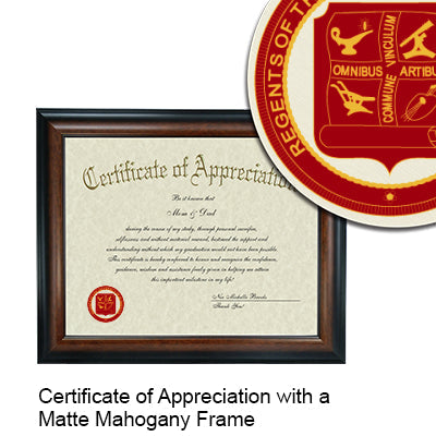 University of Minnesota - Duluth Certificate with Frame