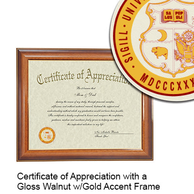 University of Missouri - St. Louis Certificate with Frame