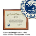 University of Nevada, Reno Certificate with Frame