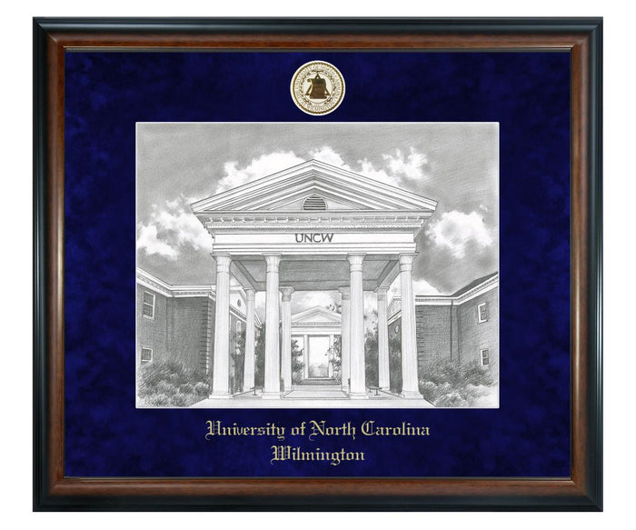 University of North Carolina Wilmington Litho Frame,Diploma Frame (XSNL)