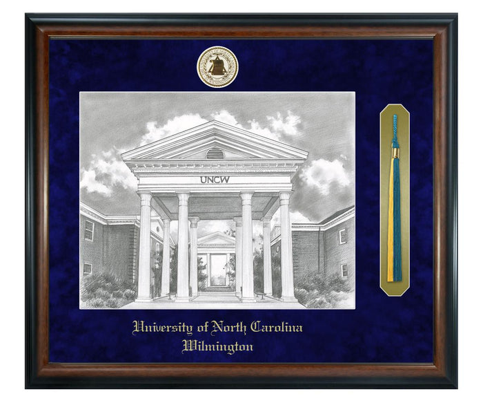 University of North Carolina Wilmington Litho Frame,Diploma Frame (XSNTL)