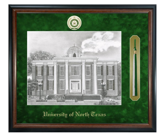 University of North Texas Litho Frame,Diploma Frame (XSNTL)