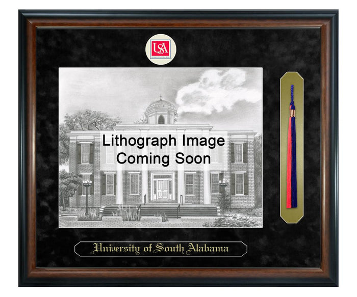 University of South Alabama Litho Frame,Diploma Frame (XSNTL)
