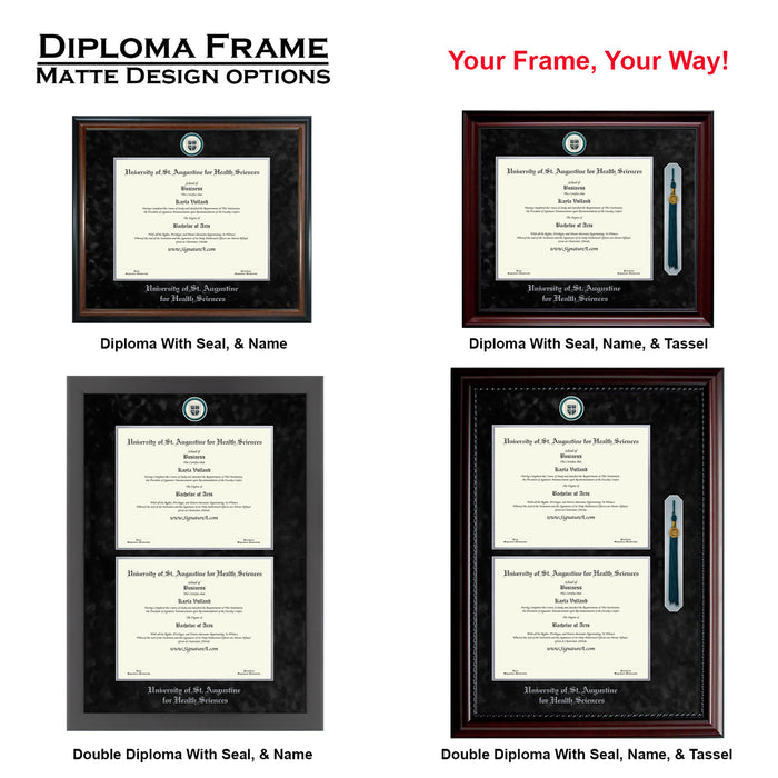 University of St. Augustine for Health Sciences Diploma Frame (DSN)