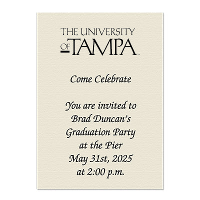 University of Tampa Personal Notecard