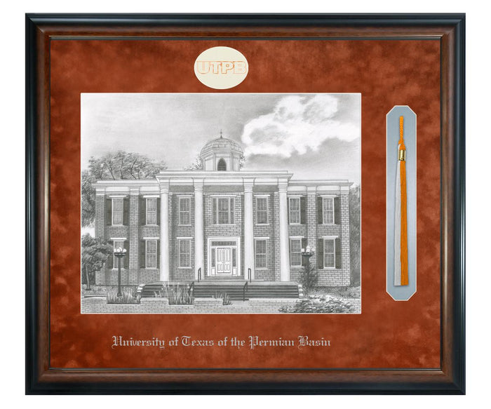 University of Texas Permian Basin Litho Frame,Diploma Frame (XSNTL)