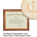 University of the Pacific Certificate with Frame