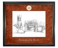 University of the Pacific Litho Frame,Diploma Frame (XSNL)