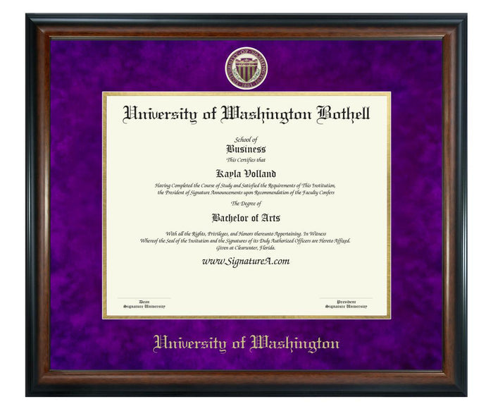 University of Washington Bothell Diploma Frame (SN)