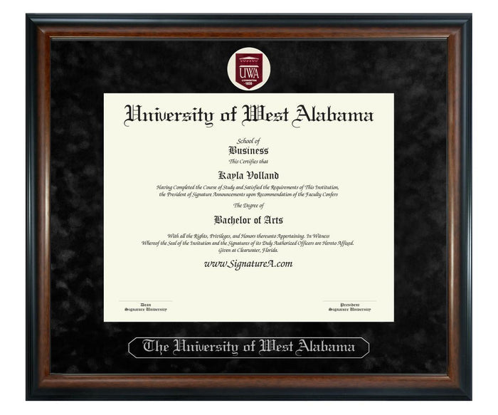 University of West Alabama Diploma Frame (SN)