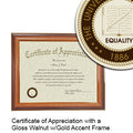 University of Wyoming Certificate with Frame