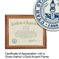 Utah State University Certificate with Frame
