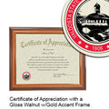 Valdosta State University Certificate with Frame