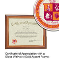 Virginia Polytechnic Institute and State University Certificate with Frame