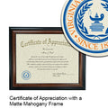 Virginia State University Certificate with Frame