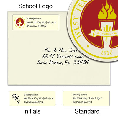 West Texas A & M University Return Address Labels