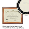 William Paterson University Certificate with Frame