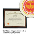 Youngstown State University Certificate with Frame